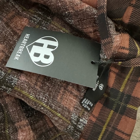 NWT matching set Heartbreak wrap front cropped blazer tie waist mini skirt - Picture 5 of 7